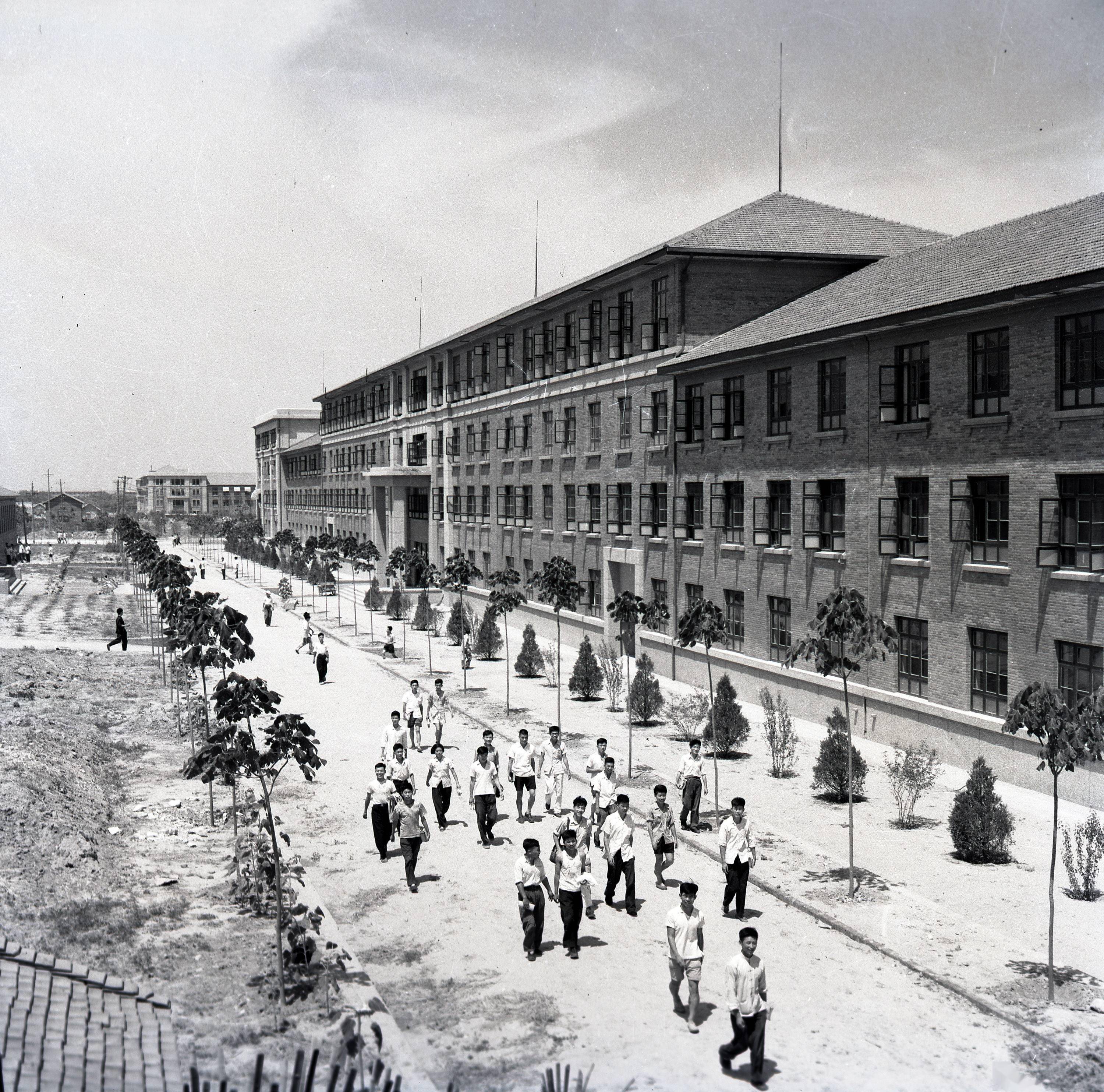 1959年拍攝的西遷后的交通大學校園一景（資料照片）。